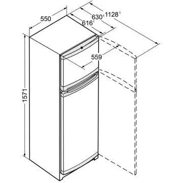 Réfrigérateur 2 portes	LIEBHERR CTPe251-26