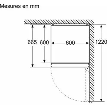 Réfrigérateur combiné	BOSCH	KGN36MICF