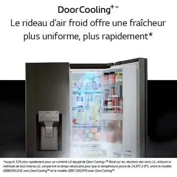 Réfrigérateur combiné	LG	GBB72SWVDN