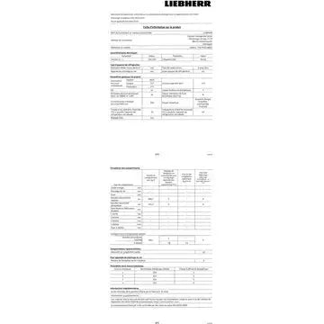 Réfrigérateur combiné	LIEBHERR	CBNstc778i BioFresh