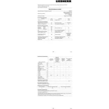 Réfrigérateur combiné	LIEBHERR	CNGWD5723-20