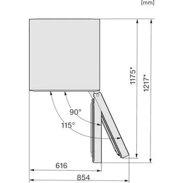 Réfrigérateur combiné	MIELE	KFN 4898 A D brws