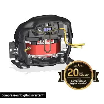 Réfrigérateur combiné							SAMSUNG 				RB50DG602ES9