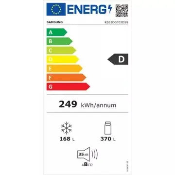 Réfrigérateur combiné							SAMSUNG 				RB53DG703DS9