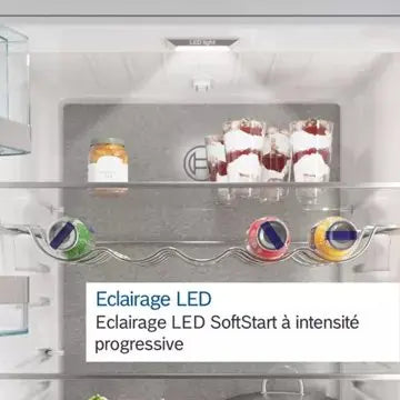 Réfrigérateur combiné encastrable 							BOSCH				KIN86MSE0 Serenity Eco Airflow