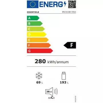 Réfrigérateur combiné encastrable 							ESSENTIELB				ERCVI180-55b2