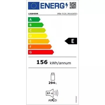 Réfrigérateur combiné encastrable 							LIEBHERR				ICBSd5122-22 BioFresh