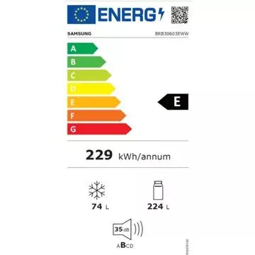 Réfrigérateur combiné encastrable SAMSUNG 	BRB30603EWW 194cm