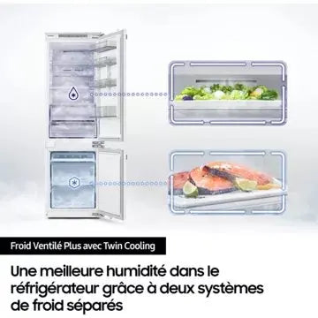 Réfrigérateur combiné encastrable SAMSUNG 	BRB30603EWW 194cm