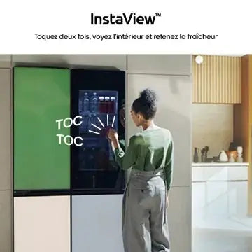 Réfrigérateur multi portes LG	GMV960NNME MoodUP