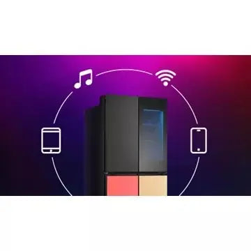 Réfrigérateur multi portes LG	GMV960NNME MoodUP