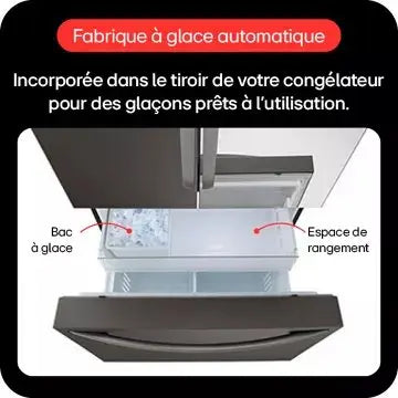 Réfrigérateur multi portes	LG	GMW765STGJ