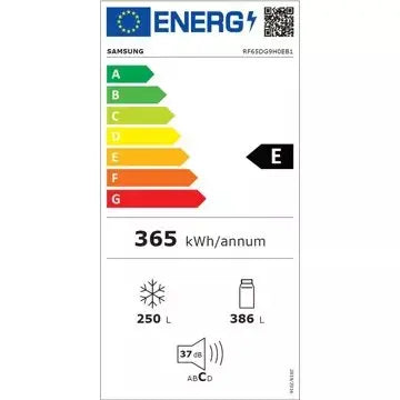 Réfrigérateur multi portes SAMSUNG 	RF65DG9H0EB1 family hub avec AI vision