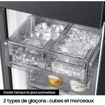 Réfrigérateur multi portes SAMSUNG 	RF65DG9H0EB1 family hub avec AI vision