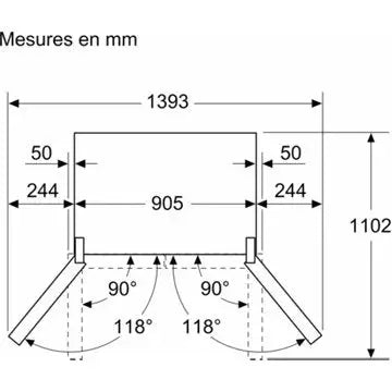 Réfrigérateur multi portes	SIEMENS	KF96RSBEA IQ700 cave à vin