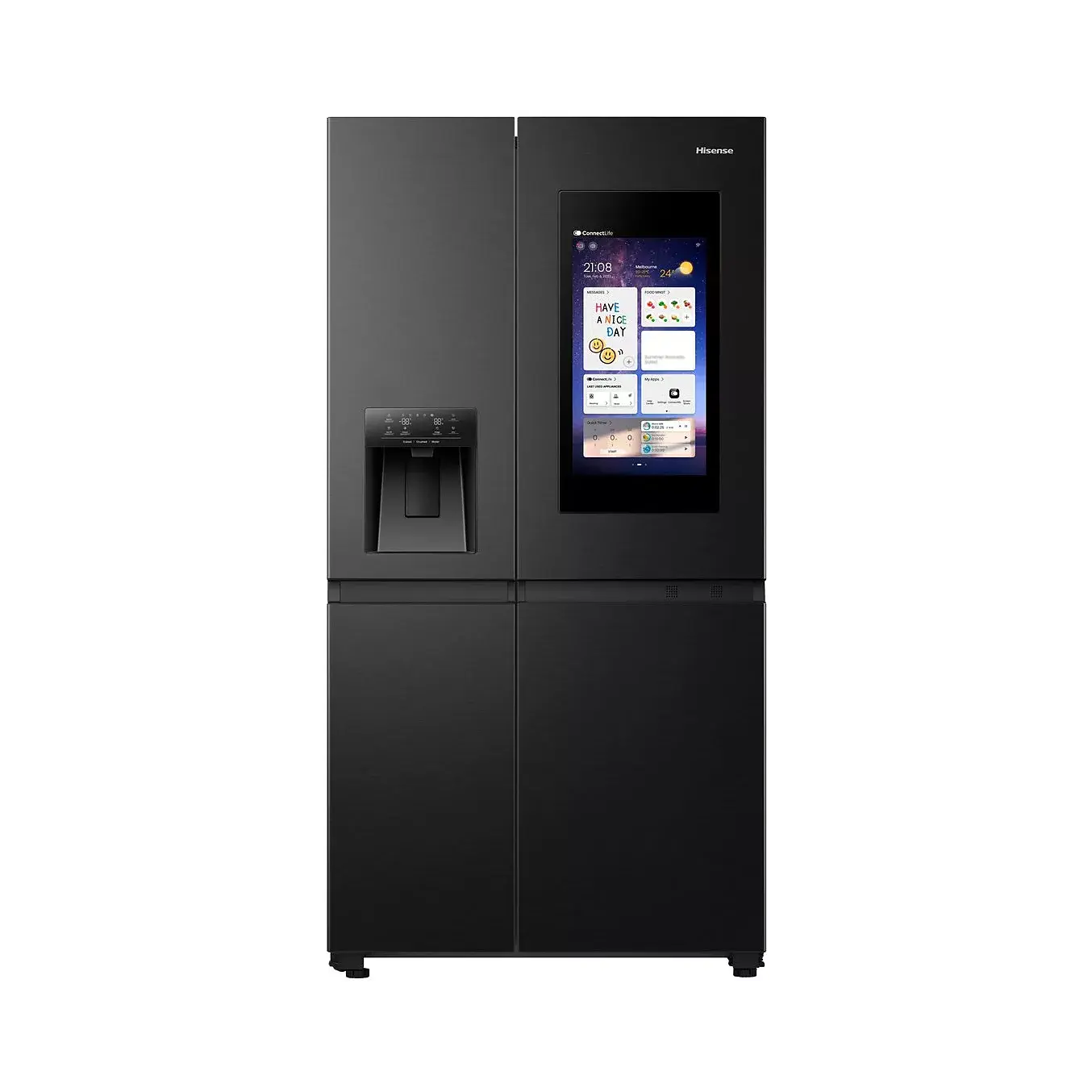 Réfrigérateur Américain HISENSE RS9P628GPFE smart screen ELECTROMENAGER WORLD