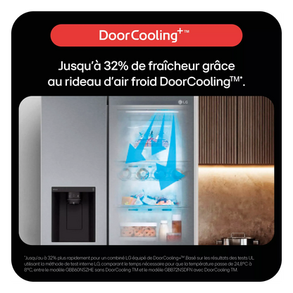 Réfrigérateur Américain LG GSLC40EPPE