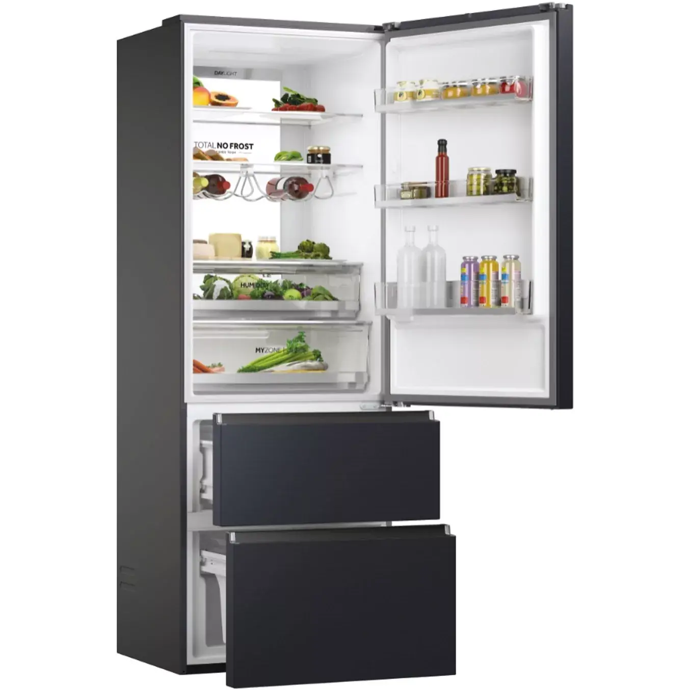 Réfrigérateur combiné HAIER HTR7720DNMB DUMANOIR