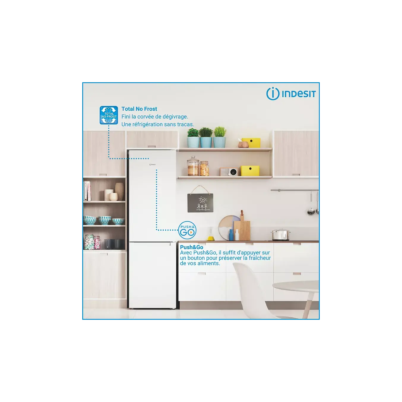 Réfrigérateur combiné INDESIT INK25322W4E ELECTROMENAGER WORLD