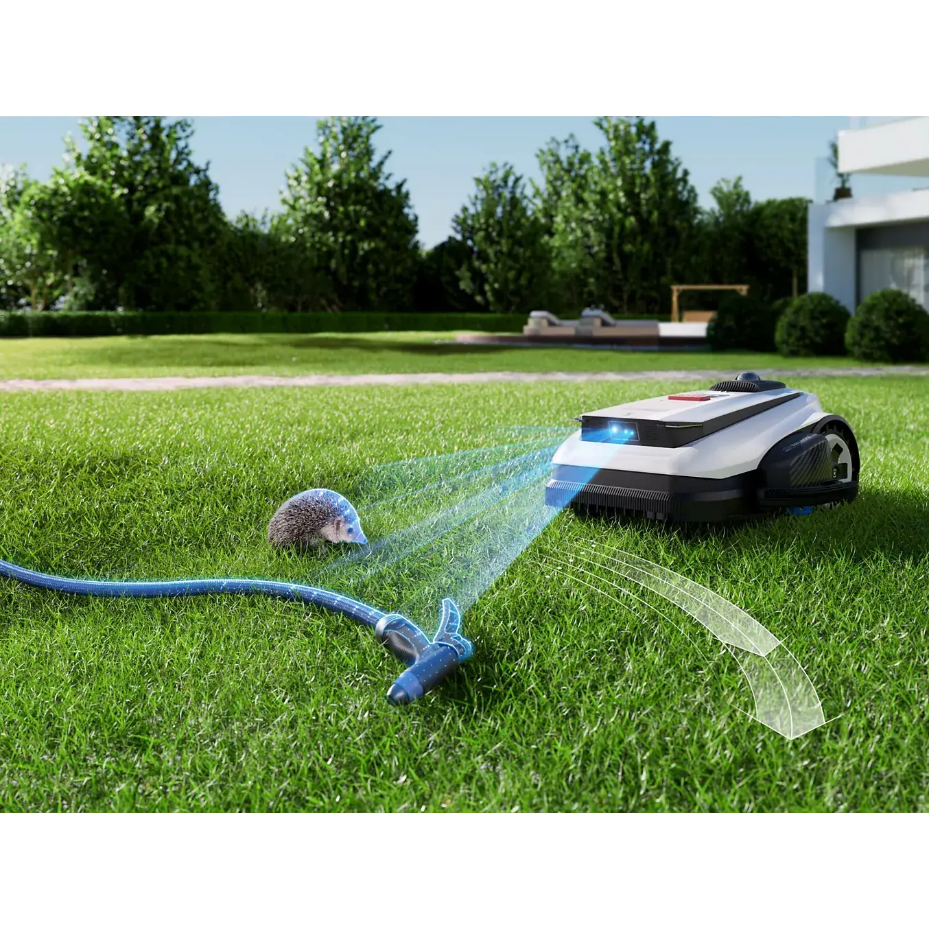 Robot tondeuse ECOVACS GOAT A1600 sans fil périphérique, 1600 m² de superficie, coupe bordures TruEdge